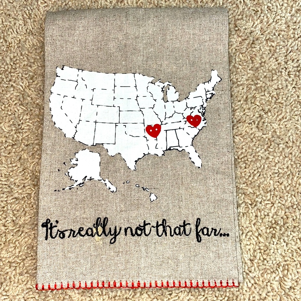 Long distance hand towel